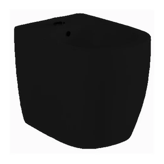 Nic-Design Біде підлогове Nic Design Ovvio 37,4х53х42 см, Чорний глянець (004432008)