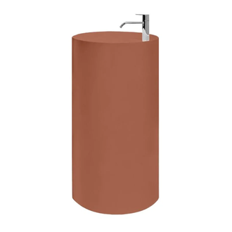 Nic-Design Умивальник окремо стоячий з отвором під змішувач Nic Design Ovvio 45х85 см, Fard глянець (001454072)