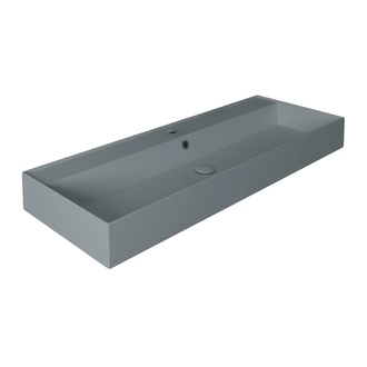 Раковина подвесная Simas Agile 121 х 46 см, Cemento Matt (AG121CEMENTO) фото 1 Aquada.com.ua