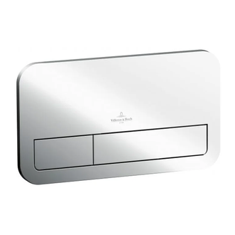 Клавиша смыва Villeroy & Boch ViConnect, хром (92249061) фото 1 Aquada.com.ua
