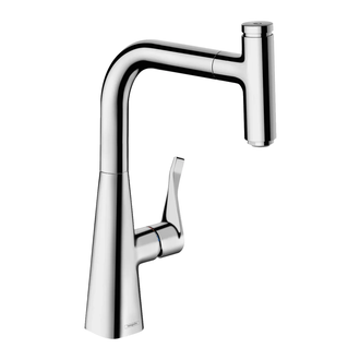Смеситель Hansgrohe Metris Select M71 1jet, sBox для кухонной мойки (цвет - хром) 73802000