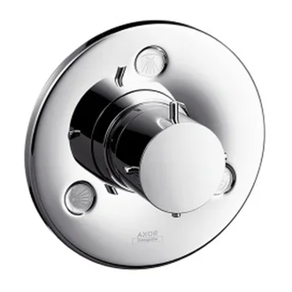 Запорный/переключающий вентиль Trio/Quattro Axor Starck (цвет - хром) (10930000) фото 1 Aquada.com.ua