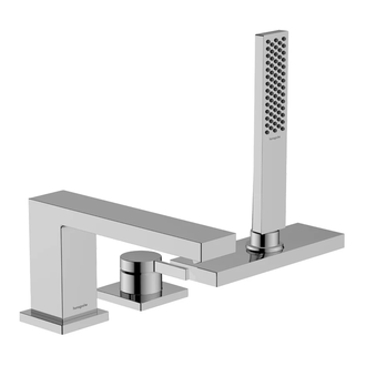 Змішувач на борт ванни Hansgrohe Tecturis E (колір - хром), з душовим гарнітуром 73443000