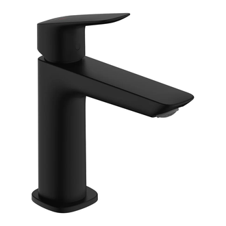Смеситель для раковины 100 CoolStart Hansgrohe Logis Fine (цвет - чёрный матовый), с донным клапаном 71254670