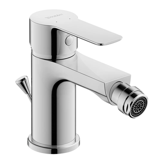 Смеситель для биде Duravit A.1 (цвет - хром), с донным клапаном (A12400001010) фото 1 Aquada.com.ua