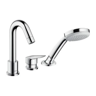 Смеситель на борт ванны Hansgrohe Logis (цвет - хром) (71310000) фото 1 Aquada.com.ua