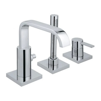 Grohe Allure Смеситель однорычажный для ванны на 3 отверстия (19316000) фото 1 Aquada.com.ua