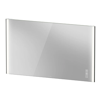 Зеркало с LED подсветкой Duravit XViu 132 х 4 х h80 см, версия "icon" (XV70450B2B2) фото 1 Aquada.com.ua