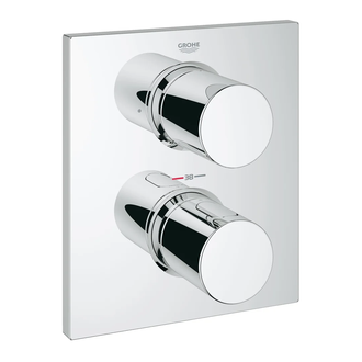 Термостат для душа Grohe Grohtherm F (цвет - хром) (27618000) фото 1 Aquada.com.ua