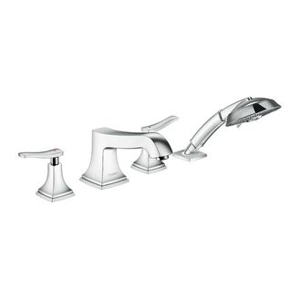 Смеситель на борт ванны Hansgrohe Metropol Classic (цвет - хром) (31441000) фото 1 Aquada.com.ua