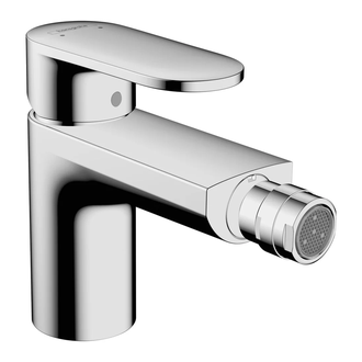 Смеситель для биде Hansgrohe Vernis Blend (цвет - хром), с донным клапаном (71210000) фото 1 Aquada.com.ua
