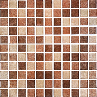Мозаїка GM 8007 C3 Brown Dark-Brown Gold-Brown Brocade 300x300x8 Котто Кераміка (GM 825007)