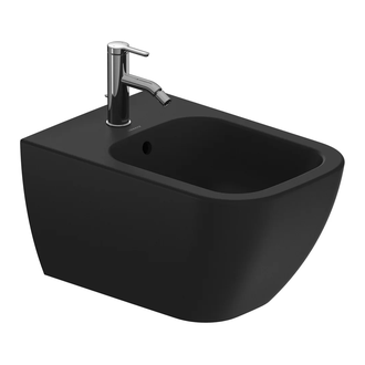 Биде подвесное Duravit Happy D.2, антрацит матовый (2258151300) фото 1 Aquada.com.ua