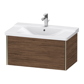 Тумба подвесная под раковину Duravit XViu 81 x 46,9 см, орех тёмный (XV40160B121) фото 1 Aquada.com.ua