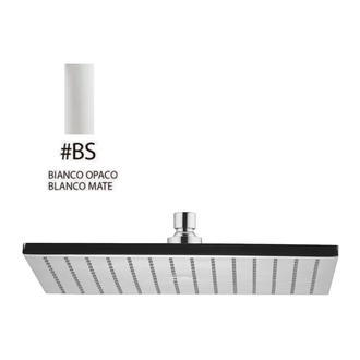 Лейка верхнього душа Fima Carlo Wellness 300x300, білий матовий (F2216 2BS) (F2216_2BS)