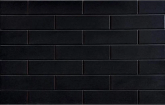 CERRAD Nero GLAZED Плитка фасадна, чорна (5903263449706)