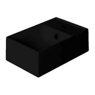 Маленькая (мини) раковина Simas Agile 40 х 27 см, Nero Matt (AG40NERO) фото 1 Aquada.com.ua