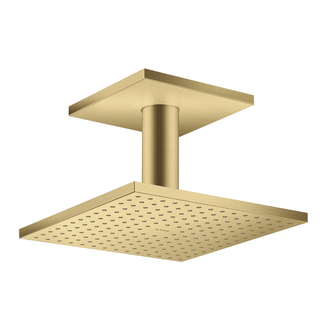 Верхний душ 250 х 250 мм Axor ShowerSolutions (цвет - матовое золото), 2 вида струи (35312250) фото 1 Aquada.com.ua
