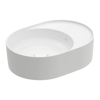 Раковина накладная на столешницу 51 х 38 см Villeroy & Boch Collaro (альпийский белый) (4A155301) фото 1 Aquada.com.ua