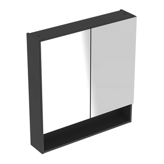 Зеркальный шкафчик Geberit Selnova Square 78,8 х 17,5 х h85 см, лава матовая (501.269.00.1)