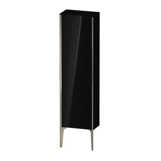 Шкафчик напольный Duravit XViu 40 x 24 х h157 см, чёрный глянцевый (XV1315LB140) фото 1 Aquada.com.ua