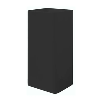 Nic-Design Умивальник окремо стоячий Nic Design Semplice 40х40х85 см без переливу, зі зливом в стіну, Antracite матовий (001372013)