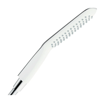 Ручний душ Hansgrohe PuraVida 120 1jet EcoSmart 9л / хв, хром / білий (28568400)