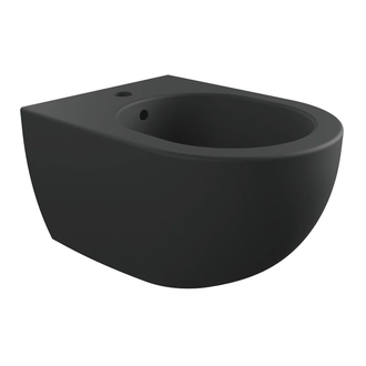 Біде підвісне Flaminia MINIAPP 48,5x36 h27cm, укорочене, Carbone matt (AP219) (AP219CAR)
