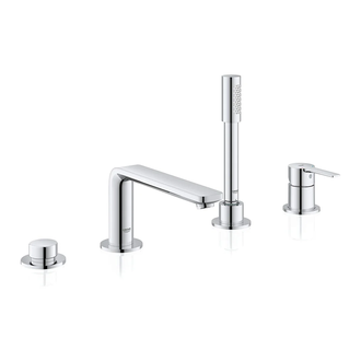 Смеситель однорычажный на борт ванны на 3 отверстия Grohe Lineare (цвет - хром) (19965001) фото 1 Aquada.com.ua