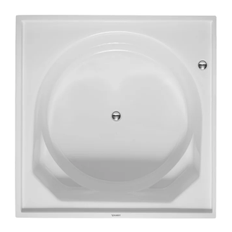 DURAVIT Акриловая вкладка для мини-бассейна Blue Moon 140 x 140 см (790852000000000) фото 1 Aquada.com.ua