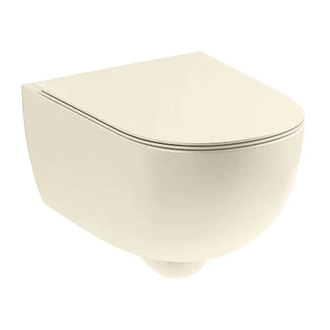 Унітаз підвісний Nic Design Pin 55х37, Vaniglia матовий (003709056)