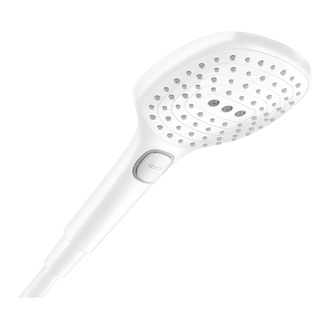 Лейка для душа Hansgrohe Raindance Select E 120 (цвет - белый матовый), 3 вида струи (26520700) фото 1 Aquada.com.ua