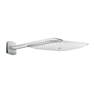 Верхний душ Hansgrohe PuraVida 390х260 мм (белый/хром) (27437400) фото 1 Aquada.com.ua