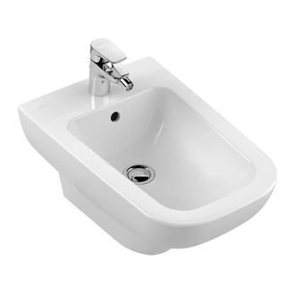 VILLEROY & BOCH Биде подвесное Villeroy&Boch Joyce 56х37 см (альпийский белый) (54070001) фото 1 Aquada.com.ua