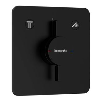 Hansgrohe DuoTurn Q Змішувач прихованого монтажу, чорний матовий (75414670)