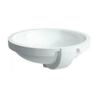 LAUFEN PRO B умывальник 42*42см, встраив.снизу, без отв.под смес.,с переливом, глазирован снизу (H8189610001551) фото 1 Aquada.com.ua