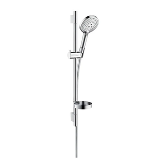 Душевой гарнитур Hansgrohe Raindance Select S 120 3jet со штангой 90 см и мыльницей (цвет - хром) (26631000) фото 1 Aquada.com.ua