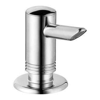 Дозатор для жидкого мыла или средства для мытья посуды Hansgrohe, хром 40418000