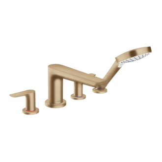Змішувач для ванни Hansgrohe Talis E на борт, Brushed Bronze (71748140)