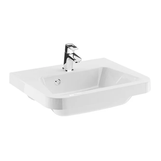 Умывальник Ravak 10 ° 650 из литого мрамора белый (XJI01165000) фото 1 Aquada.com.ua