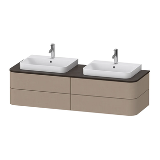 Тумбочка для подвесной консоли Duravit Happy D.2 Plus 160 х 55 см, лён (HP4964B7575) фото 1 Aquada.com.ua