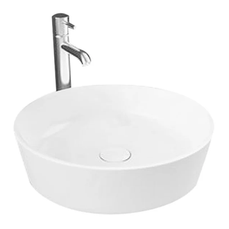 Раковина накладная на столешницу Rak Ceramics Feeling Ø 42 см, белый глянец (FEECT4200AWHA)