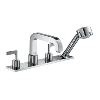 Смеситель на борт ванны Axor Citterio (39456000) фото 1 Aquada.com.ua