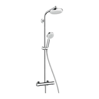 HANSGROHE Душевая система с термостатом Crometta 160 Showerpipe (27264400) фото 1 Aquada.com.ua