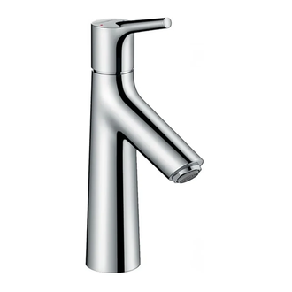 Змішувач для умивальника Hansgrohe Talis S 100 CoolStart з донним клапаном, хром (72022000)