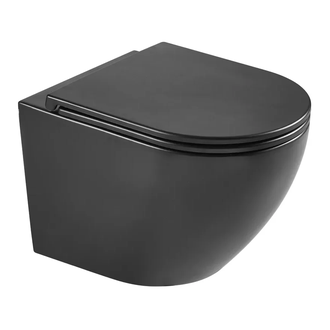 Mixxus Premium Ellipse-0303-R Унитаз подвесной, черный (MP6464)