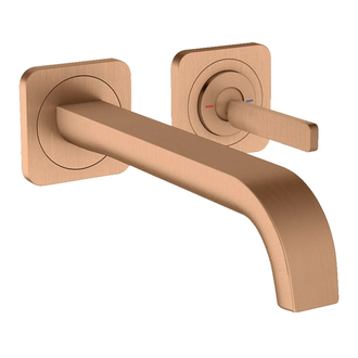 Змішувач для умивальника Axor Citterio E 221 зі стіни, Brushed Bronze (36106140)