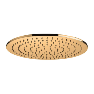 Верхний душ Paffoni MASTER KING Tondo Ø 300 х h8 мм (цвет - Honey gold spazzolato / Матовое медовое золото) (ZSOF079HGSP)
