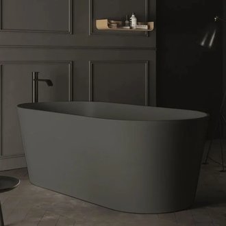 Ванна зі штучного каменю Nic Design Bay 160x80 см, Argilla матовий (014719052)