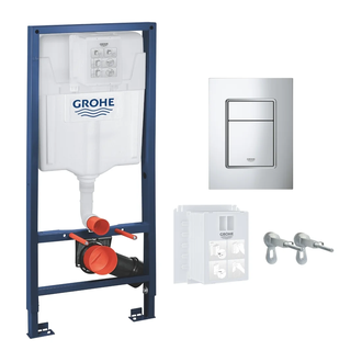 GROHE инсталляция для подвесного  унитаза Rapid SL 3в1 (39501000) фото 1 Aquada.com.ua